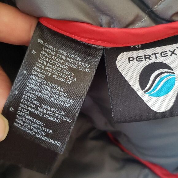 Northface Summit Series Blue Colorblock Womens Down Puffer Jacket Size Medium - Picture 3 of 5